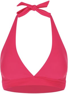 Joss Women’s Fuchsia Push-Up Swim Bodice – Adjustable Straps, Quick-Dry Fabric, Bright & Supportive Top for Pool and Beach Days