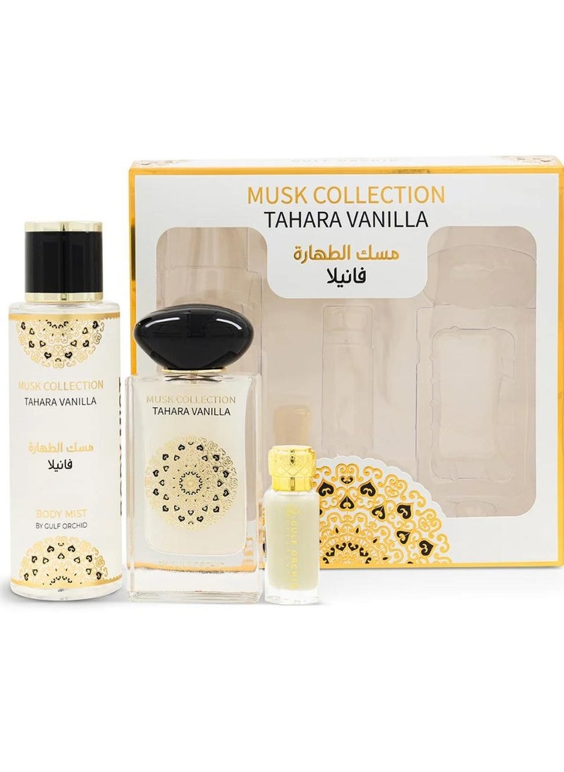 MUSK COLLECTION TAHARA VANILLA BODY MIST+ EAU DE PERFUM + CONCENTRATED PERFUME OIL - pzsku/Z82783E32156BE51443BDZ/45/_/1712816194/05315ce7-6b5d-4357-b44e-ed753b5a9271