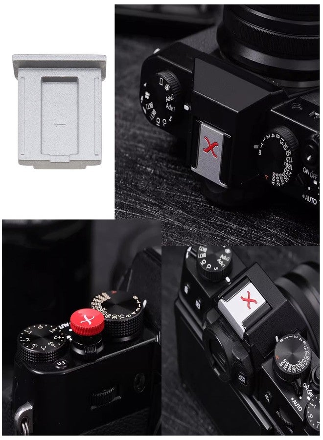 Create idea Camera Hot Shoe Cover Cap Protector & Shutter Button Compatible with Fujifilm XPro3 XPro2 XT4 XT3 XT2 XT1 X-T30 X-T20 X-T10 XE3 XE2S X100V X100F X100T X100 Black - Image 3