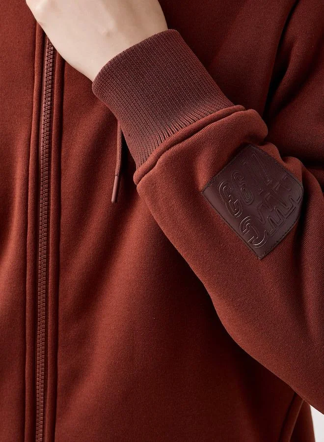 Splash FAV RED Men Sherpa Zip Through Hooded Jacket for Men | Best Price UAE