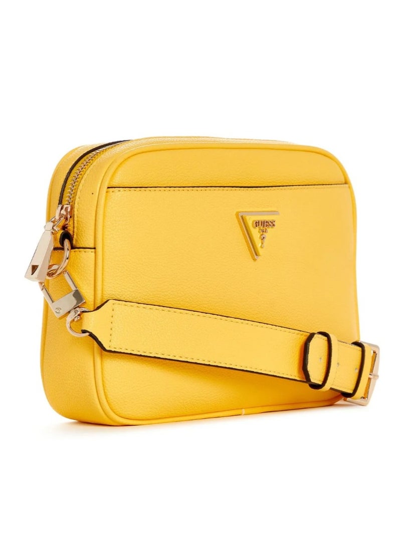 GUESS BG877814 Meridian Textured Women's Bag - Lemon  - Image 2