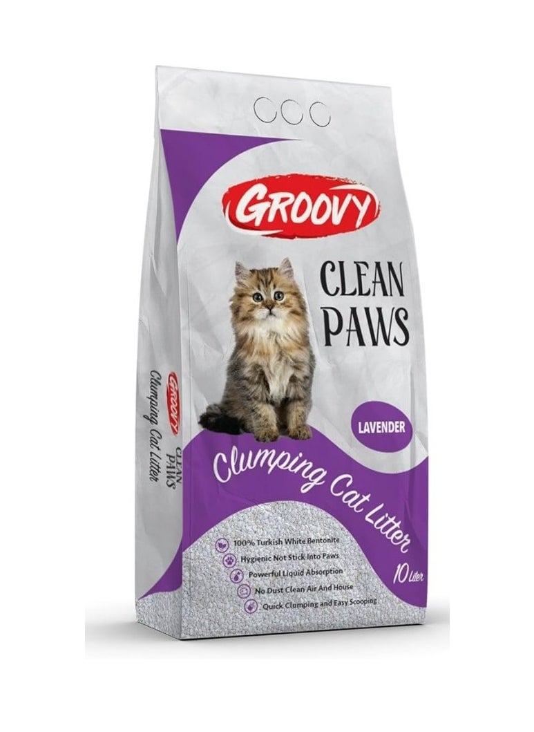 Groovy - GROOVY CAT LITTER LAVANDER 10L - Image 1