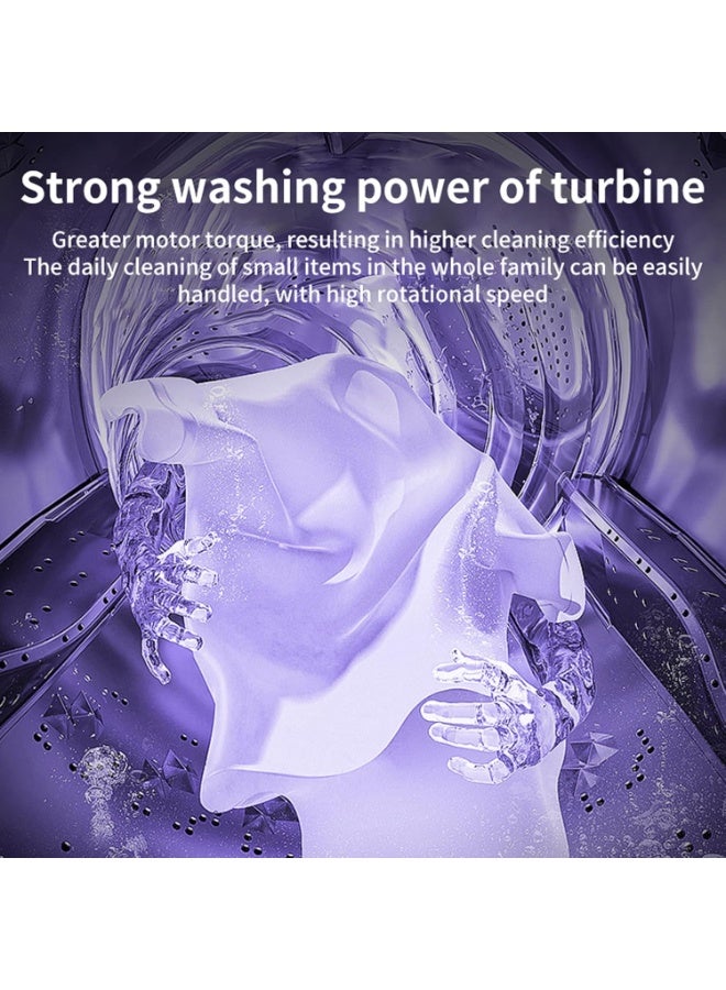 إيسي غسالة غسيل محمولة، غسالة صغيرة بسعة 11 لترًا ومجفف مع 3 أوضاع للتنظيف العميق، غسالة صغيرة مطورة قابلة للطي للسفر والشقة والمنزل والفندق والتخييم - Image 3