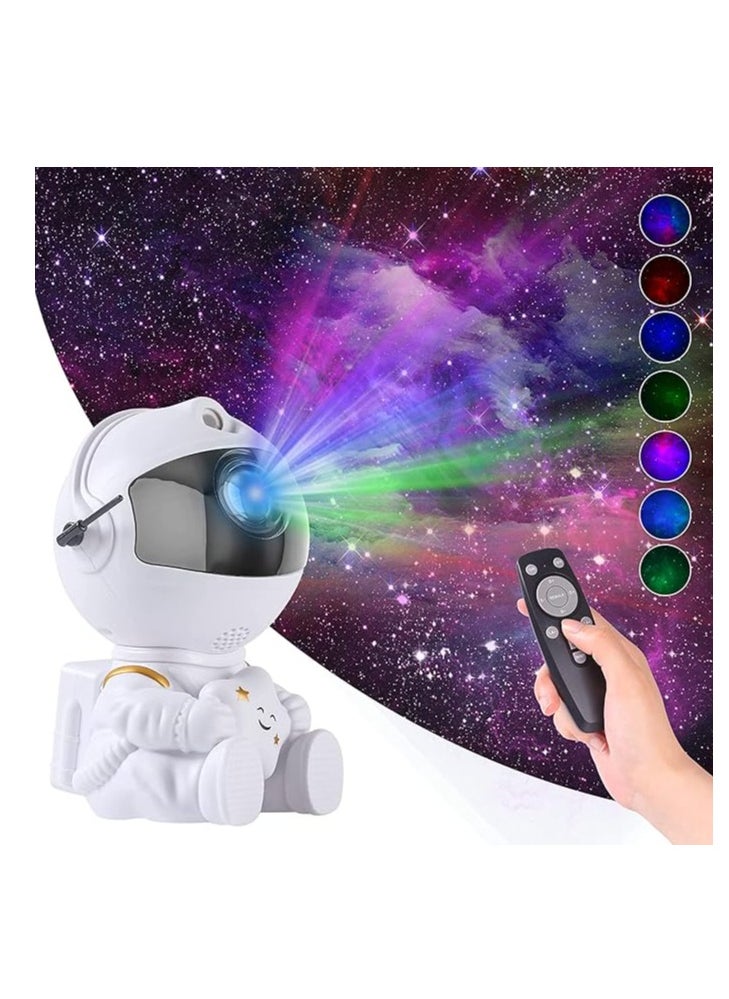 Cool Baby COOLBABY Galaxy Projector Star Projector Galaxy Light, Night Light for Kids Bedroom Ceiling Gaming Room Decor Mini Cute with Remote Control Sky Starry Nebula Aurora Lamp(White )  - Image 1