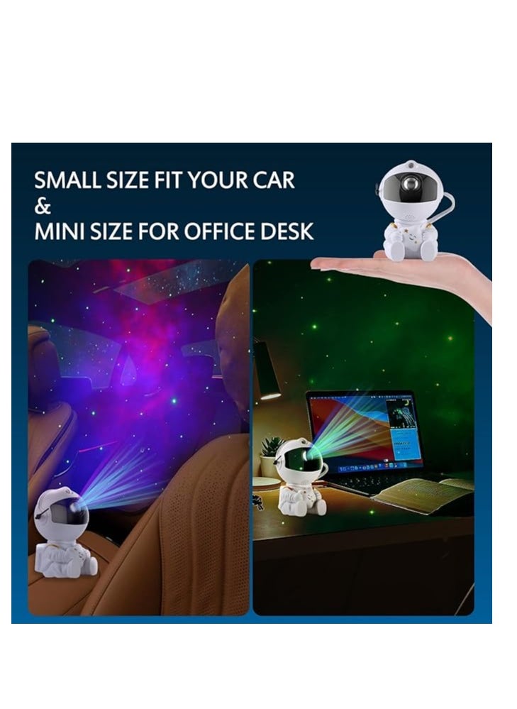 Cool Baby COOLBABY Galaxy Projector Star Projector Galaxy Light, Night Light for Kids Bedroom Ceiling Gaming Room Decor Mini Cute with Remote Control Sky Starry Nebula Aurora Lamp(White )  - Image 3
