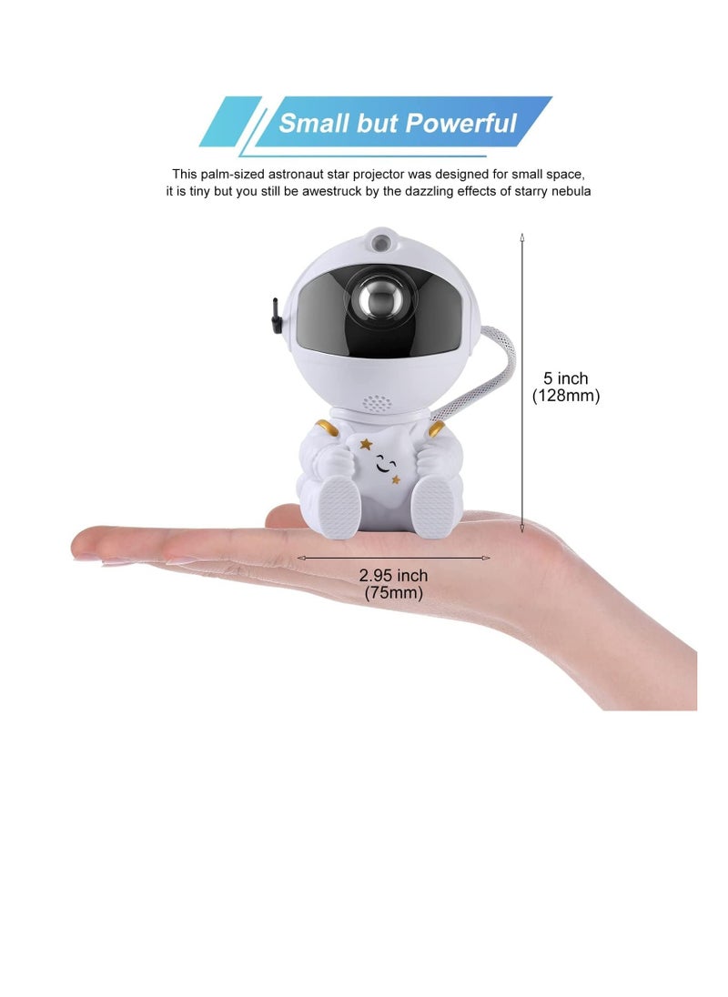 Cool Baby COOLBABY Galaxy Projector Star Projector Galaxy Light, Night Light for Kids Bedroom Ceiling Gaming Room Decor Mini Cute with Remote Control Sky Starry Nebula Aurora Lamp(White )  - Image 4