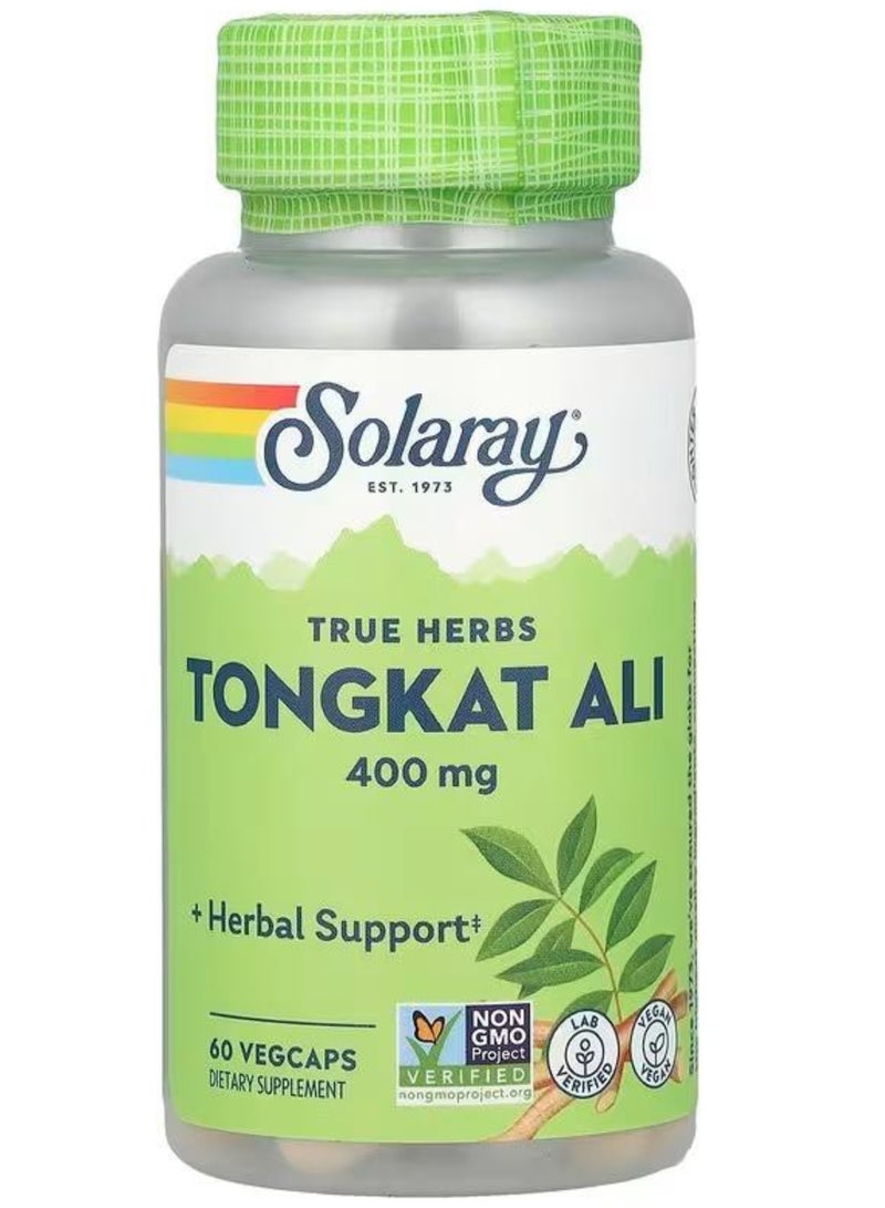 Solaray Tongkat Ali, 400 mg, 60 VegCaps  - Image 1
