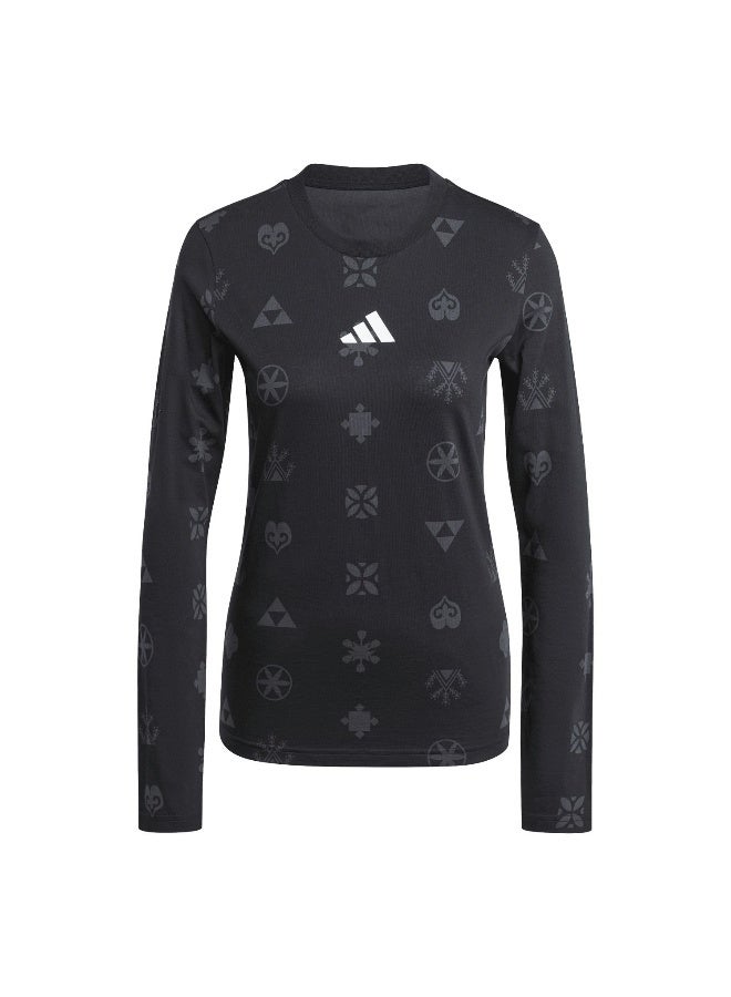 adidas Originals W Ksa Tee Black Training T-Shirts For Women Xs - Image 2