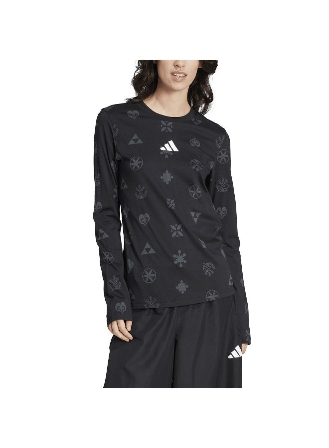 adidas Originals W Ksa Tee Black Training T-Shirts For Women Xs - Image 4