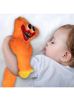 MAGIC VAULT 40cm Poppy-Playtime Higgywuggy Plush Toy, Cute and scary plush doll,Huggy-Wuggy Plush Doll, for Kids and Adults Collect Gift Toys (Orange)  - Image 2