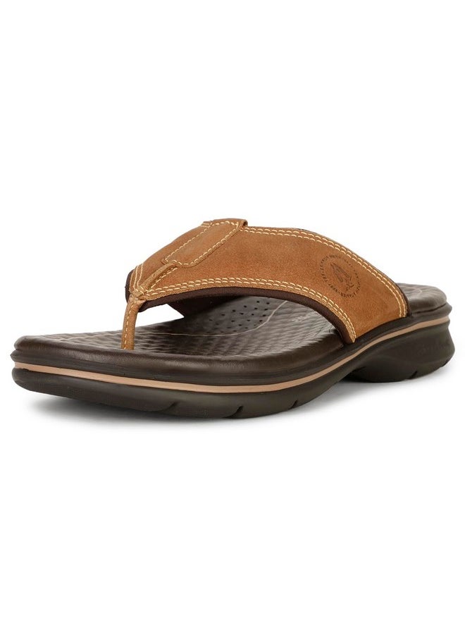Hush Puppies - Hush Puppies Men's MILES NEW THONG (8753106_TAN_7 UK) - Image 1
