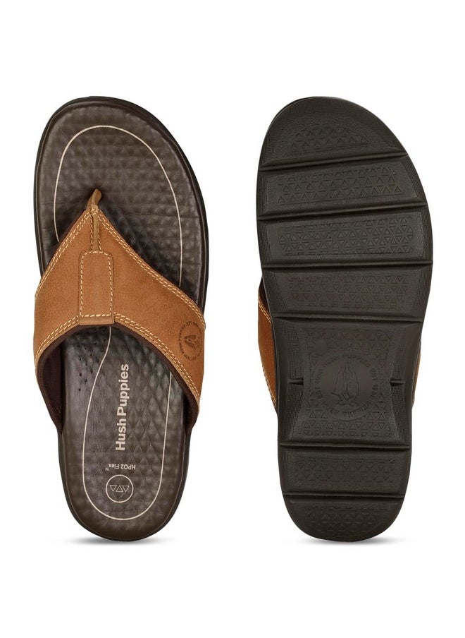 Hush Puppies - Hush Puppies Men's MILES NEW THONG (8753106_TAN_7 UK) - Image 1