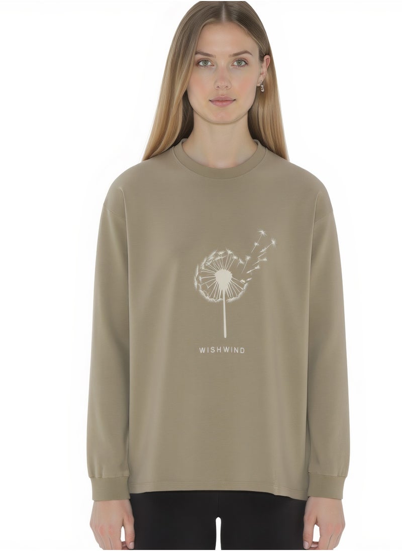 WISHWIND Unisex Dandelion Long Sleeve Sweatshirt – Khaki - pzsku/Z8278FE545D3AE0CE523DZ/45/1741694624/fce3e225-3572-4354-b89e-6a644ecc6e58