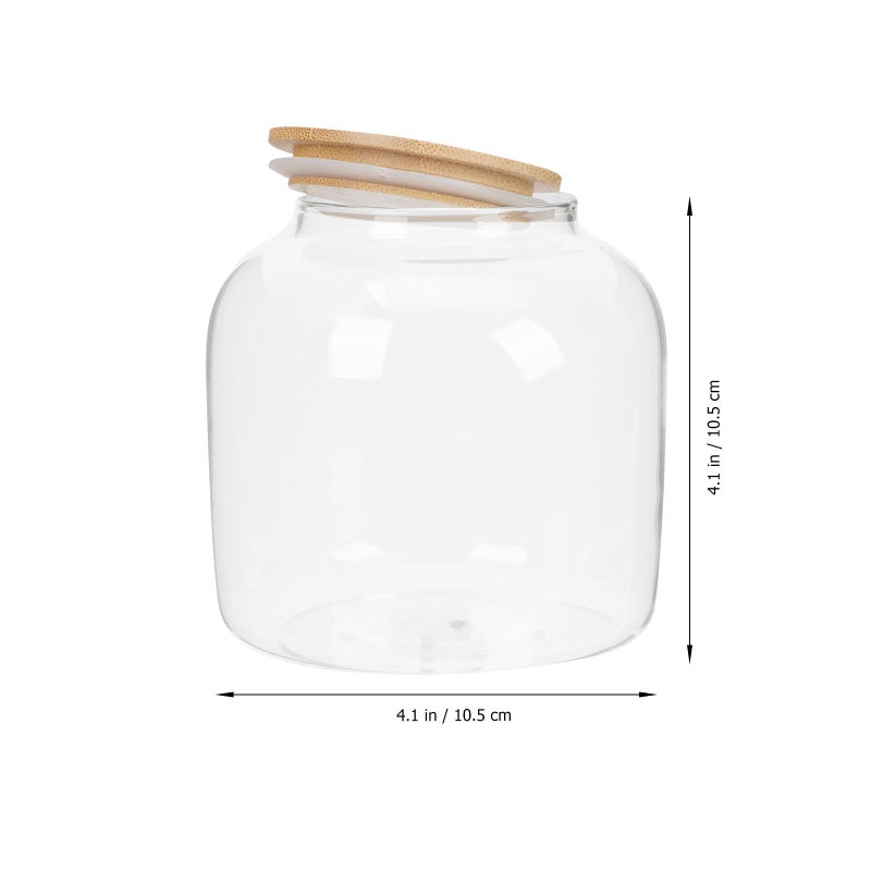 Airtight Glass Tea Canister with Lid for Pu erh Tieguanyin Tea Food Storage Container - Image 3