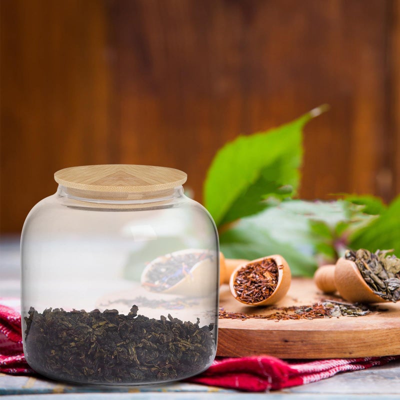 Airtight Glass Tea Canister with Lid for Pu erh Tieguanyin Tea Food Storage Container - Image 5