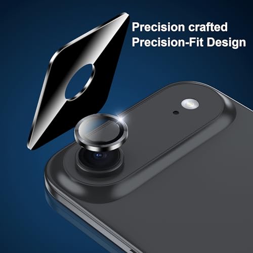 Fhyeugfy for iPhone Air/17 Air 6.5 inch Screen Protector,[3+1 Pack] Back Screen Protector+Camera Lens Protector,Tempered Glass,Bubble-Free,Anti-Scratch - Image 3