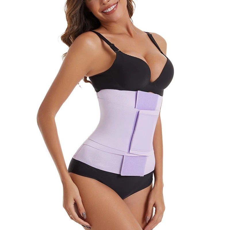 Bluejw Women's Waist Trimmer - Workout Shaper Compression Belt for Tummy Control & Slimming - Weight Loss Body Shaper - Image 5