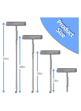 58'' Spray Window Cleaning Squeegee Kit, 3-in-1 Window Squeegee Cleaner with 3-Section Extension Pole, Microfiber, Window Washing Equipment Tool for Indoor/Outdoor High Windows - pzsku/Z82791DF9E506E38F9600Z/45/_/1736270760/baf3b5f7-7b57-466b-976d-c10c36374c23