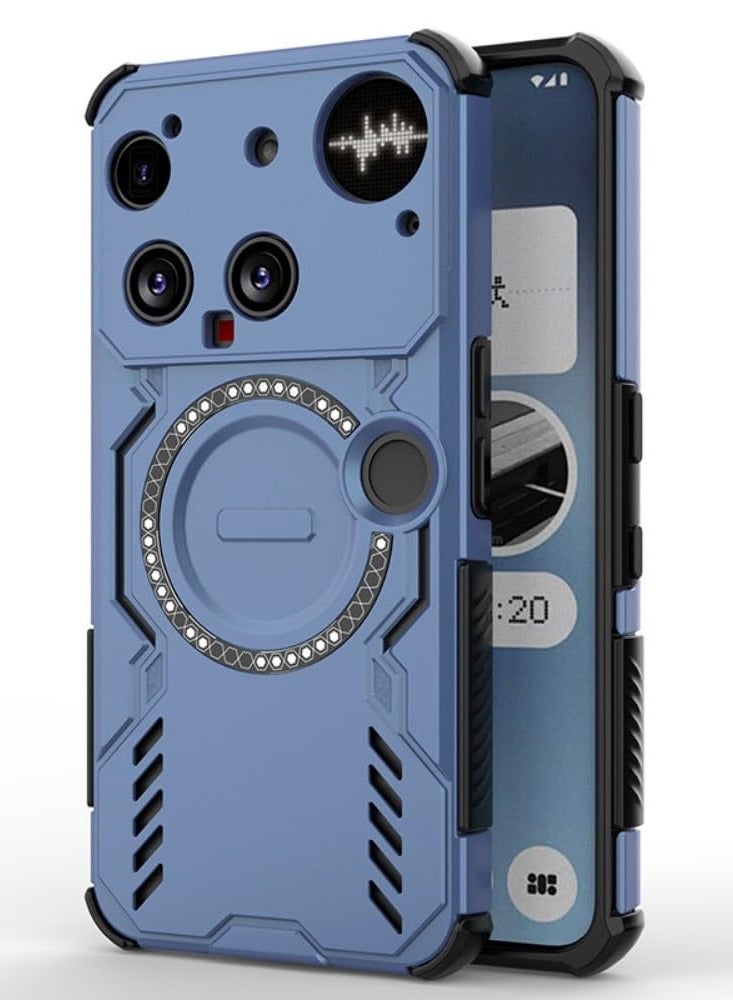 عام هيكل حراري مفرغ متوافق مع ناثينغ فون 3، غلاف حماية مزدوج من TPU وPC يدعم الشحن اللاسلكي المغناطيسي.