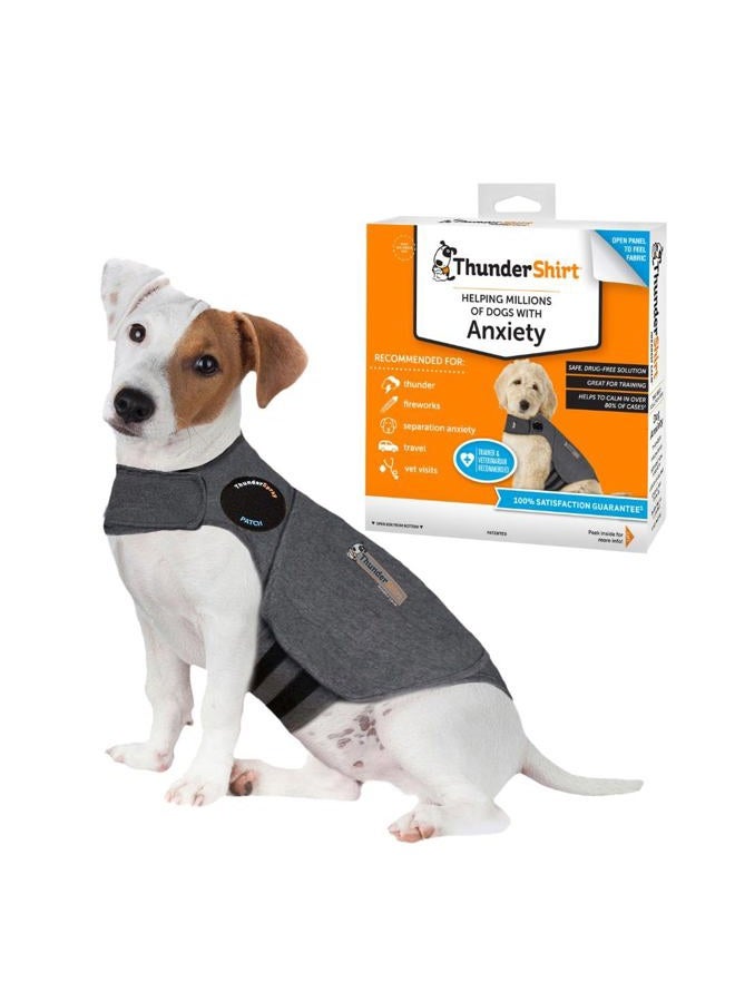 ThunderShirt for Dogs, Small, Heather Gray Classic - Dog Anxiety Relief Calming Vest - Image 1