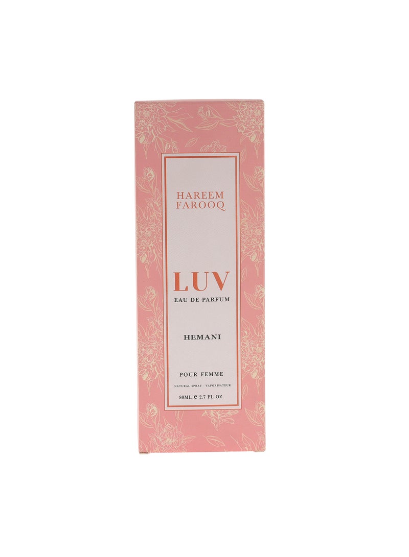 WB By Hemani Hareem Farooq – Luv EDP Perfume for Women 100ml - Image 2