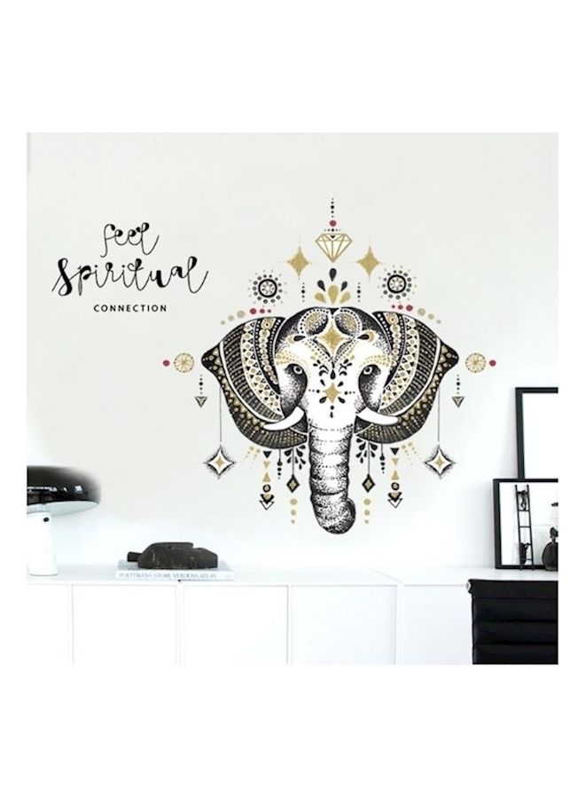 NIBEMINENT 3D Elephant Wall Stickers Multicolour - Image 2