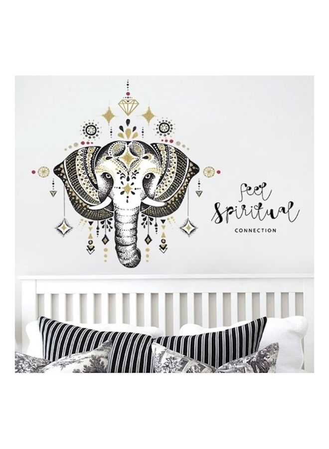 NIBEMINENT 3D Elephant Wall Stickers Multicolour - Image 3
