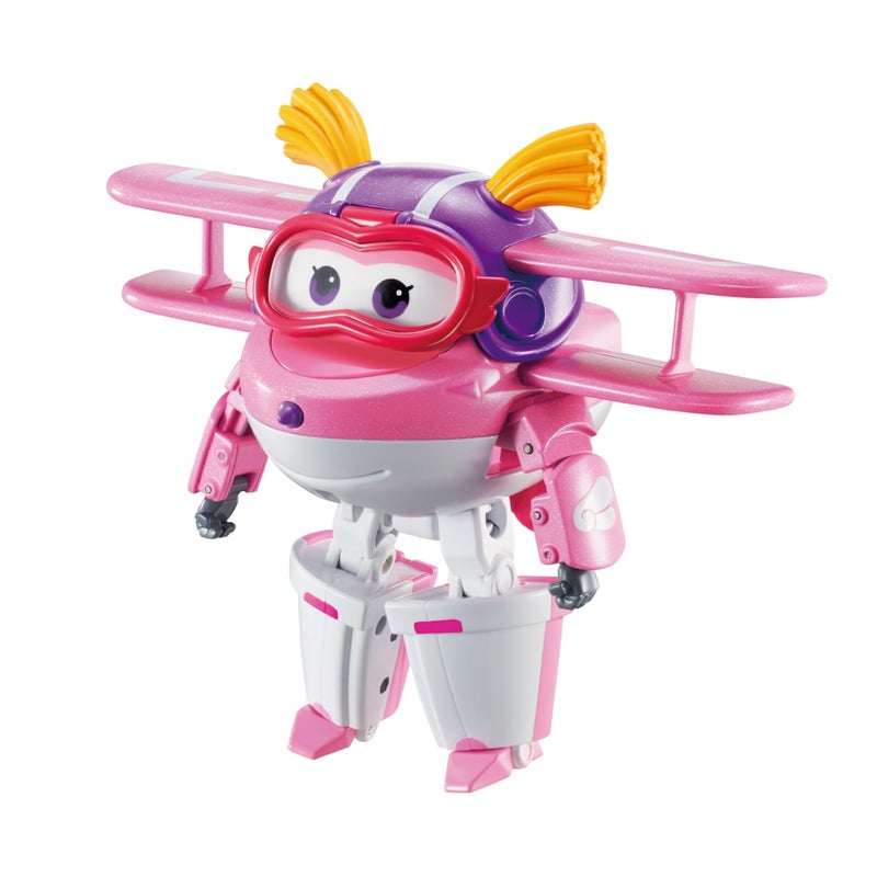 Super Wings transformable Toys, 5 in Ellie Transforming Airplane Toys, 2-in-1 Mode Action Figures, Plane to Robot, Preschool Gift transformable Figures for Boys Girls Kids Age 3 4 5 6 7 8+ - Image 4