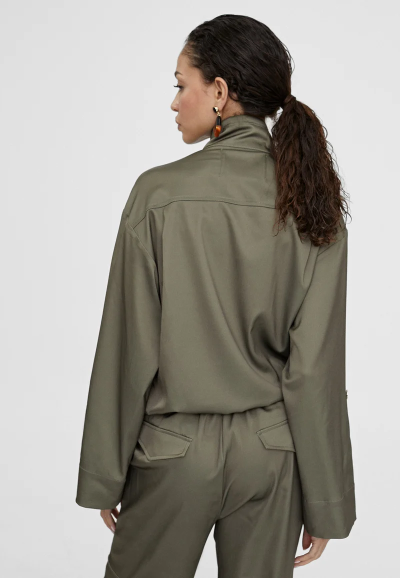 Lola Casademunt Monochrome bomber jacket with pockets