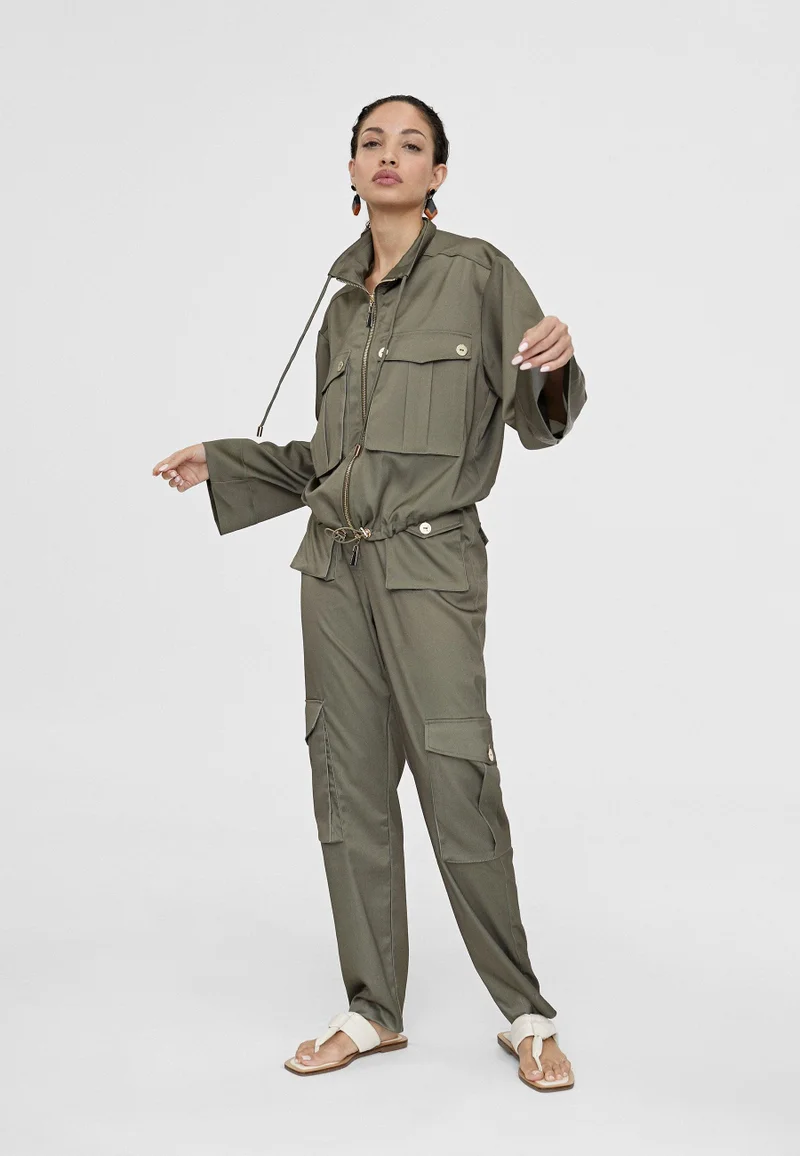 Lola Casademunt Monochrome bomber jacket with pockets