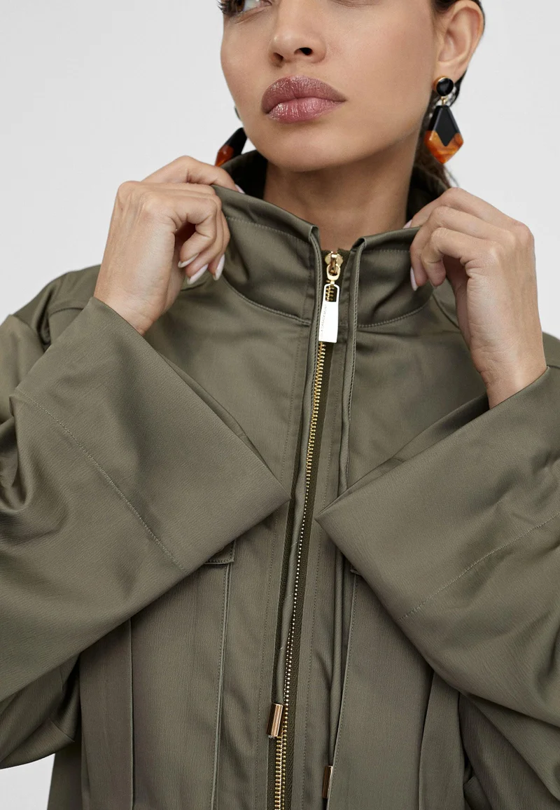 Lola Casademunt Monochrome bomber jacket with pockets