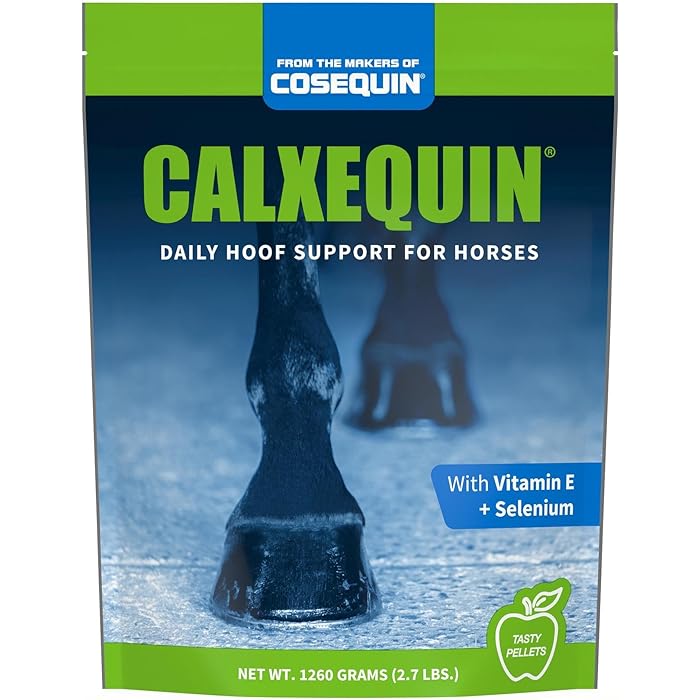Nutramax Laboratories Calxequin Pellets Daily Hoof Support for Horses with Biotin, Vitamin E, & Selenium, 1260 Grams, from The Makers of Cosequin - Image 1