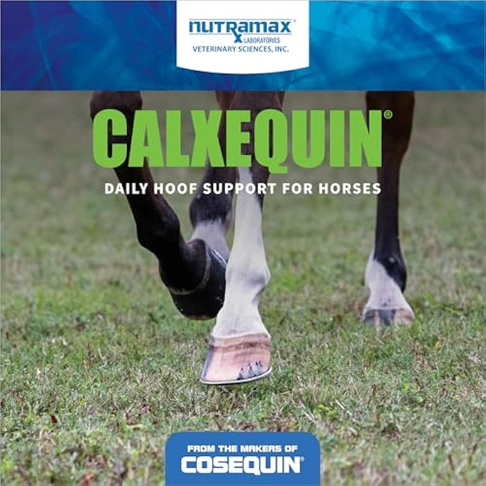 Nutramax Laboratories Calxequin Pellets Daily Hoof Support for Horses with Biotin, Vitamin E, & Selenium, 1260 Grams, from The Makers of Cosequin - Image 3