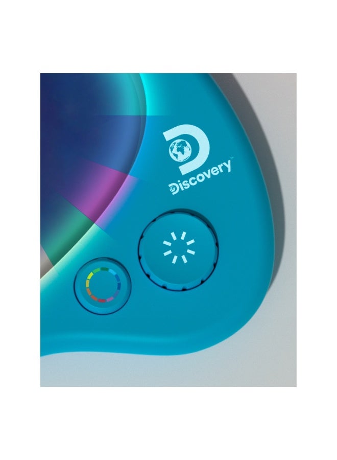 ديسكفري Discovery™ Mess-Free Glow Palette - Light-Up LED Drawing Tablet w/Attached Stylus, No Markers or Pencils Needed, 6 Built-in Songs, Portable Kids Travel Toy, Doodle Art Board Activity Kit, Fun Gift - Image 4