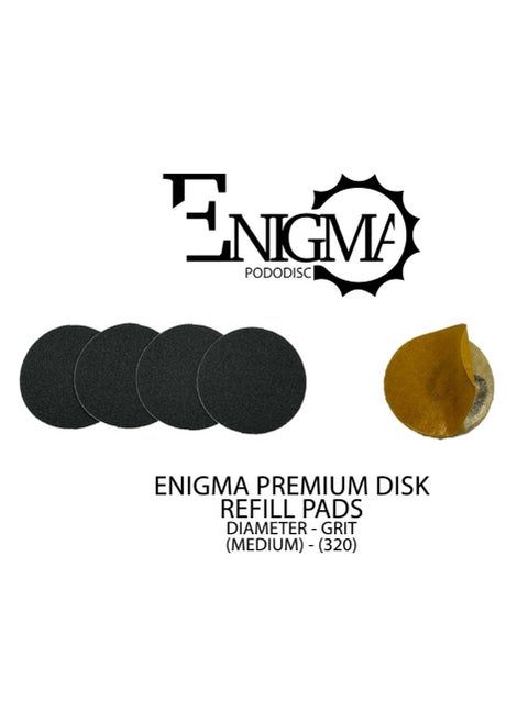 ENIGMA PREMIUM DISK REFILL PADS D20 M 320 GRIT (100PCS)