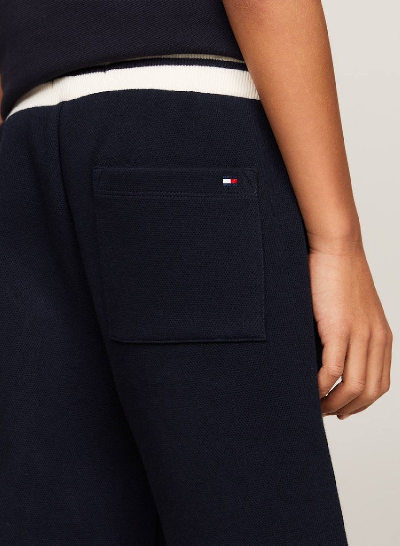 TOMMY HILFIGER Hilfiger Monotype Archive Crest Logo Sweat Shorts - Image 4