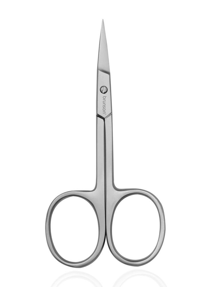 brunson Stainless Steel Point Cuticle Scissor curved cuticle & nail scissor for manicure pedicure for professional finger & toe nail care - Image 1