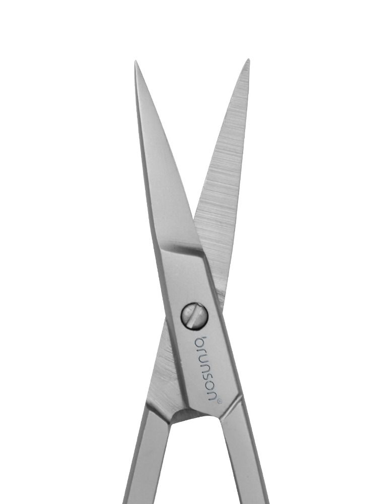 brunson Stainless Steel Point Cuticle Scissor curved cuticle & nail scissor for manicure pedicure for professional finger & toe nail care - Image 2