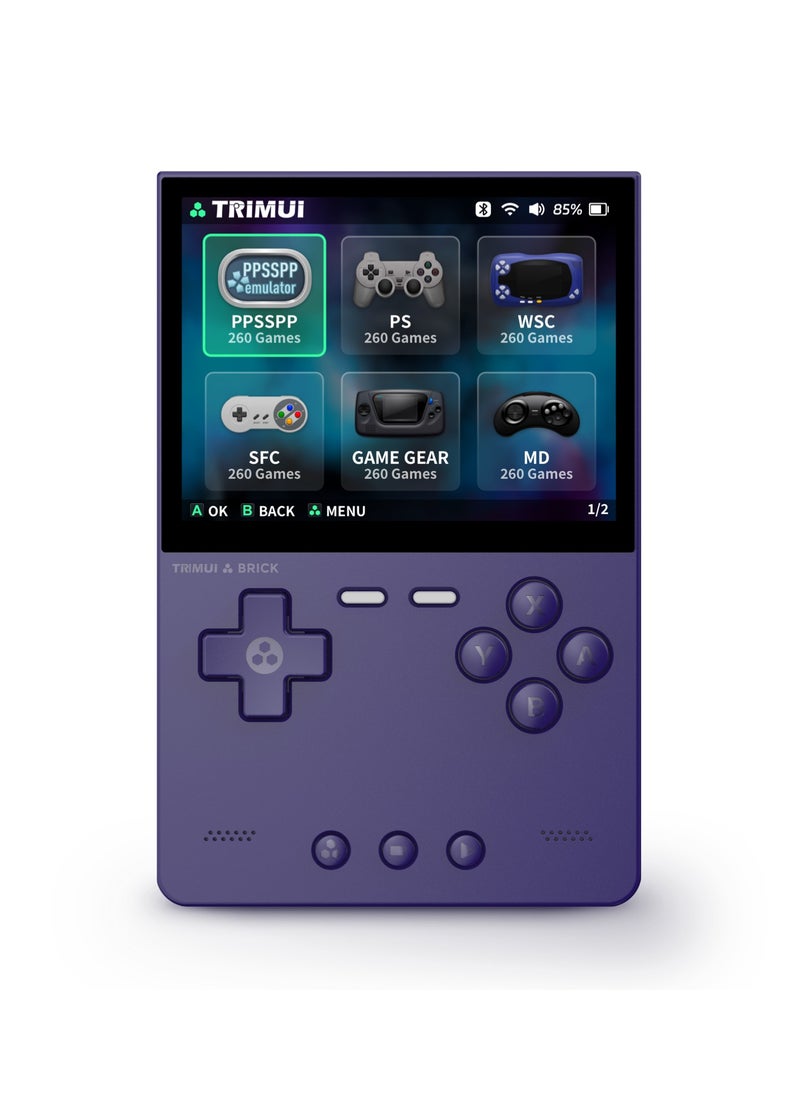 null - Trimui Brick Handheld Game Linux Console T3040 Portable Open-Source Allwinner A133P PowerVR GE8300 3.2 inches IPS Full-fit Screen Built-in Mono Microphone 3000mAh - Image 1