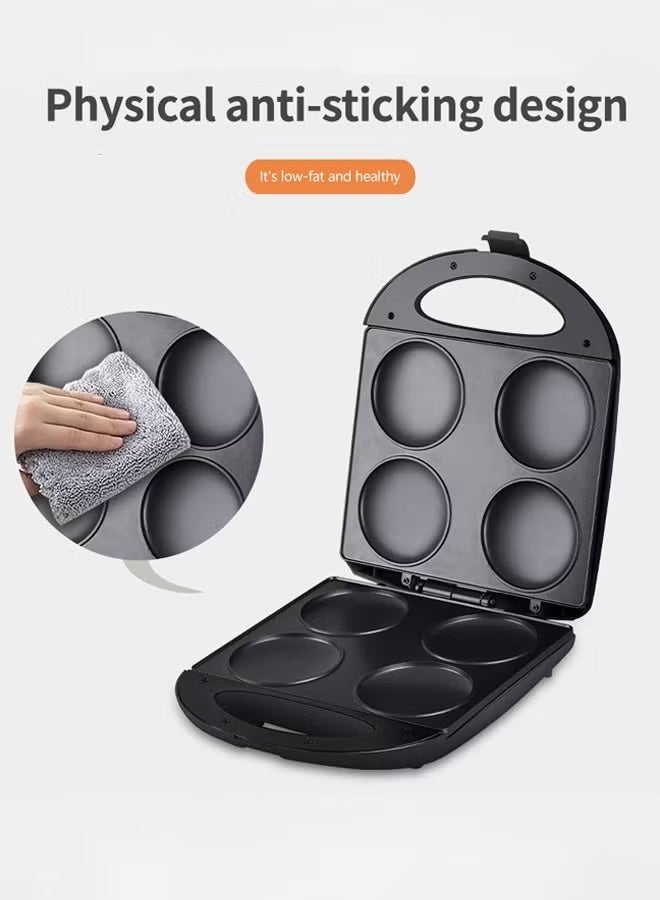 sokany Electric Arepa Maker,Non-Stick 4-Section Multi-Food Maker,Make Delicious Arepas,Pancakes,Corn cakes,Fried eggs& Breakfast Sandwiches,Indicator Lights & Temperature Control,1400W SK-822 - Image 1