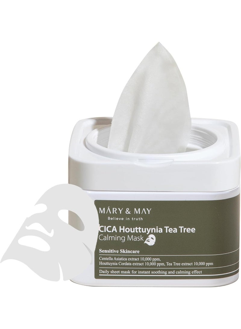MARY & MAY Mary&May Mary & May CICA Houttuynia Tea Tree Calming Mask, 400g - Image 1
