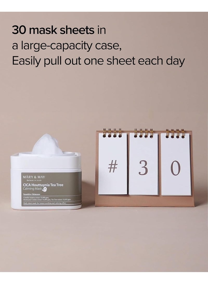 MARY & MAY Mary&May Mary & May CICA Houttuynia Tea Tree Calming Mask, 400g - Image 3