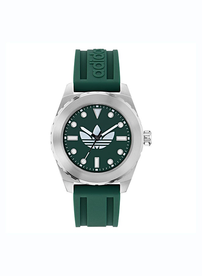 Adidas Uni Discoverer One Grn Dl Ss Cs 44 Mm Qtz Grn Sil Ss25 - Image 1