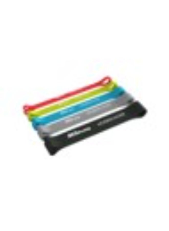 MDBuddy Resistance Bands Set, 5 Assorted Strength Training Bands and Stretch Loops, Resistance Loop Bands for Workout, Fitness, Yoga for Arms, Legs, Hips - Image 2
