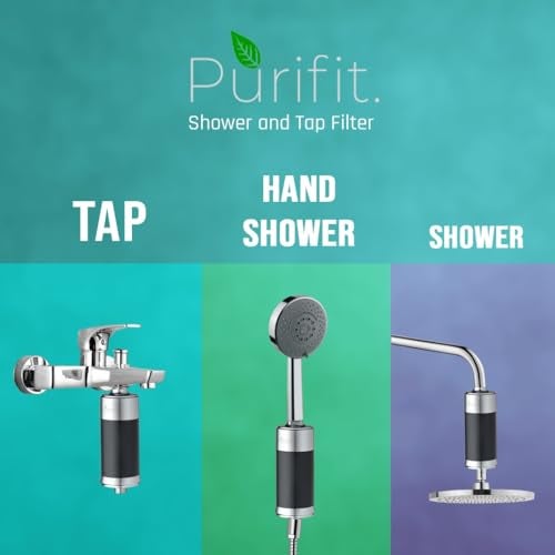 Purifit Shower & Tap Filter for Hard Water | Advanced Water Softener for Bathroom Tap | Reduces Chlorine & Hard Water | Long-Lasting Cartridge Up to 8 Months - Image 5