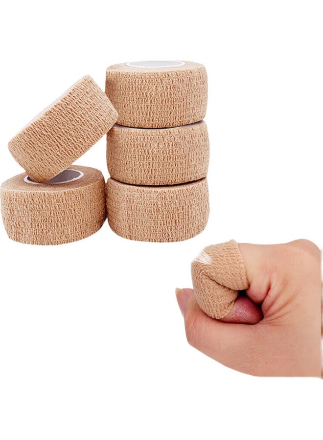 Chidong Elastic Self-Adhesive Bandage For Hand Protection, Boxing, Leg Binding, Hand And Foot Wrists, Sports Elastic Bandage, 5 Rolls, 2.5Cm X 4.5M - Image 3