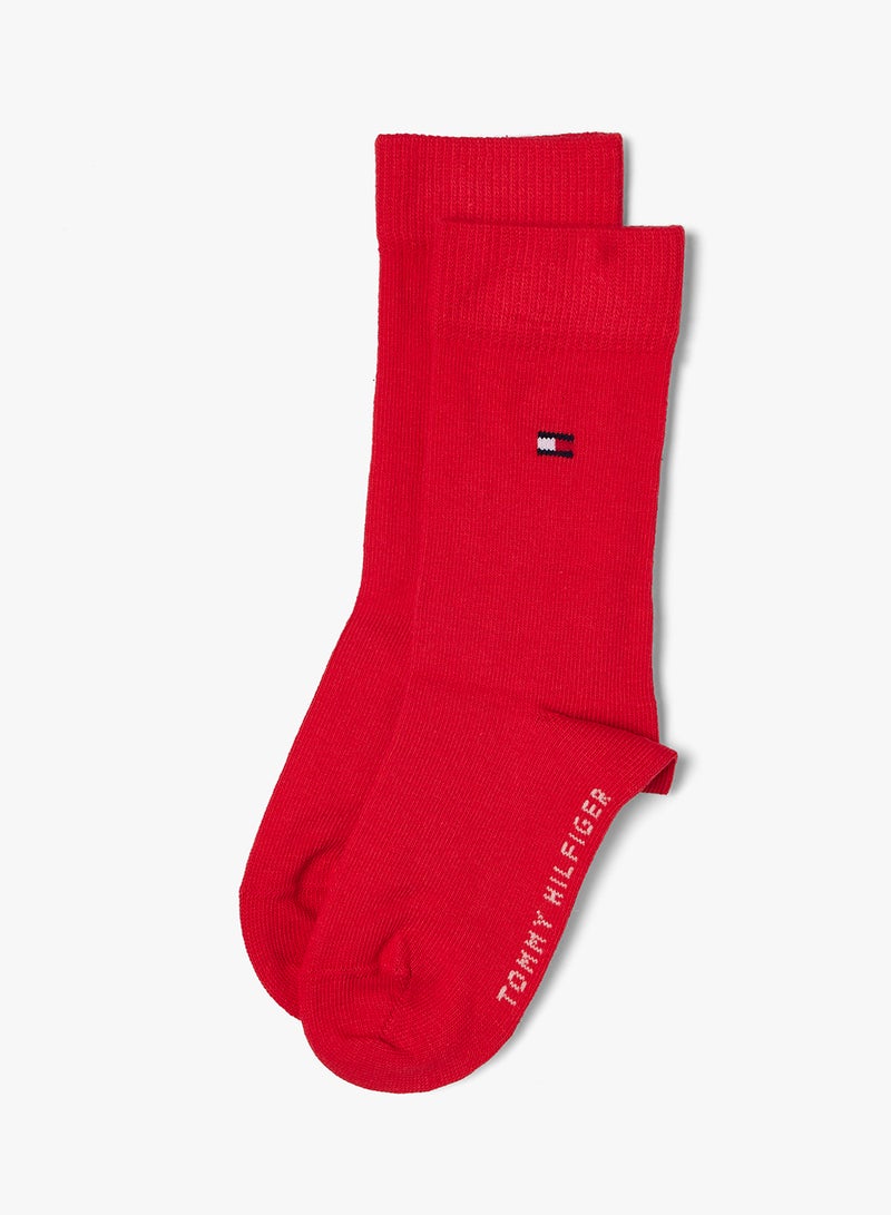 TOMMY HILFIGER 2 Pack Of Kids Crew Socks - Image 2