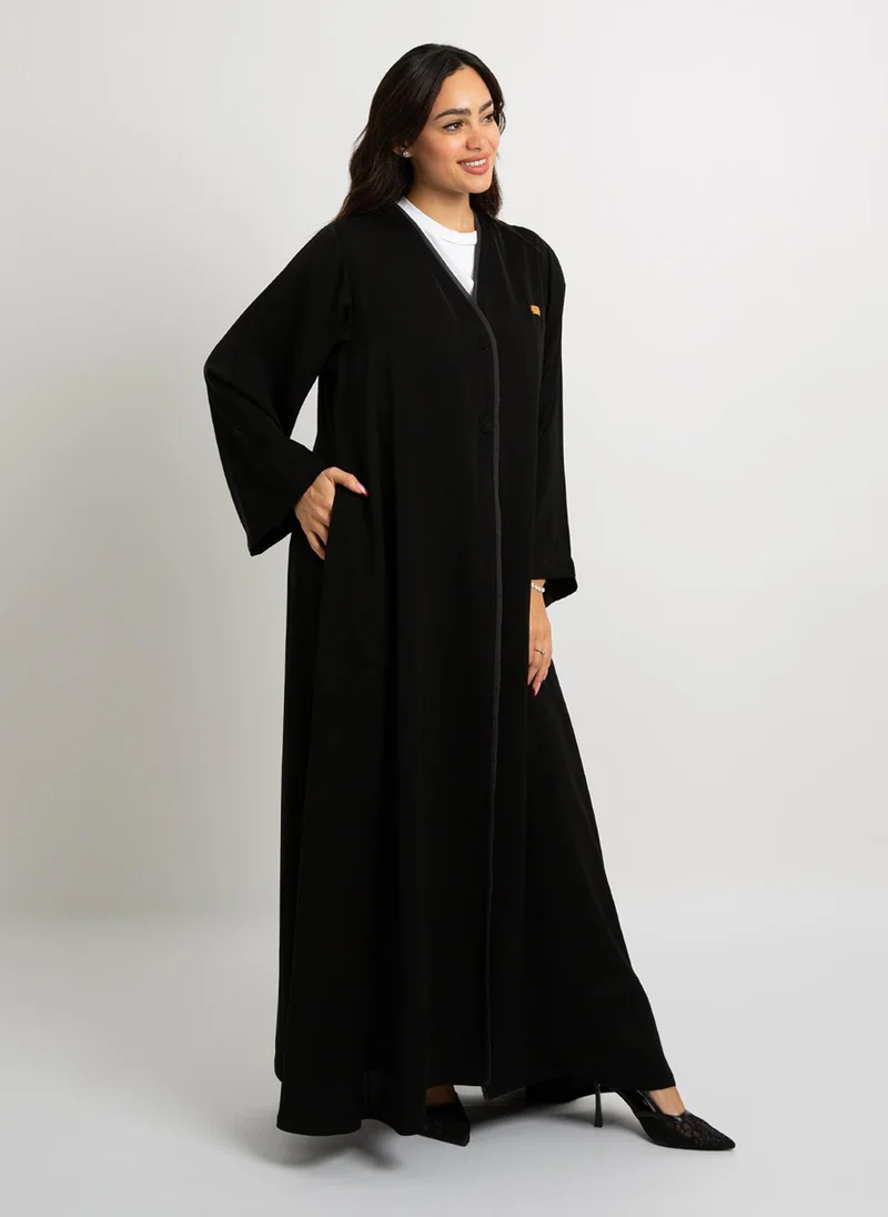 Kaafmeem Black Executive Abaya