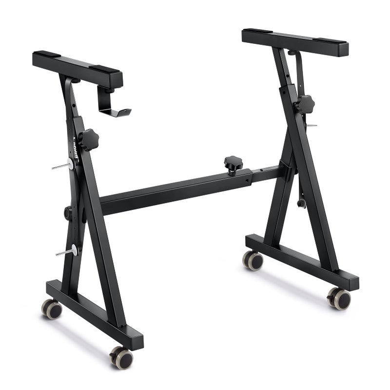 Donner Keyboard Stand, Z-style Heavy-Duty Piano Stand, Adjustable and Portable Piano Keyboard Stand, Suitable for 54, 61 and 88 Keys Electric Keyboards Digital Pianos - Image 1
