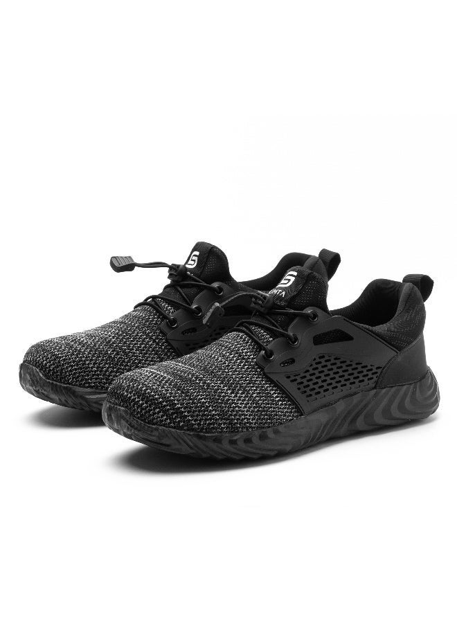 SLIMTA Safety Shoes for Men and Women, Steel Toe Boots, Lightweight Breathable Work Sneakers, Non-Slip Puncture Proof Industrial Protective Footwear - Image 5